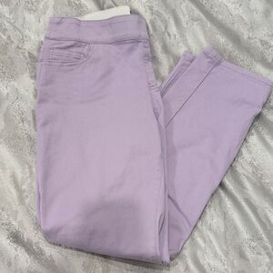Women's Cropped Lavender Ankle Pants